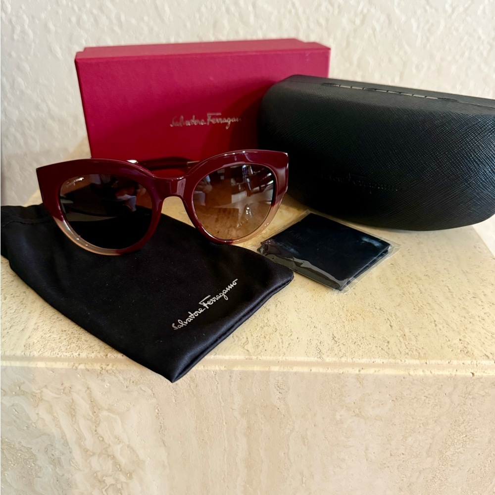 Salvatore Ferragamo Red Sunglasses Accessories